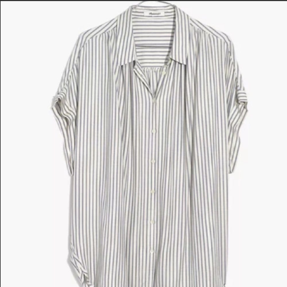 Like New Madewell Central Shirt in Dalton Stripe